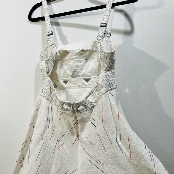 Free People New Romantics Olympic Flame Corset Cutout Boho Open Back Mini Dress - Picture 11 of 15